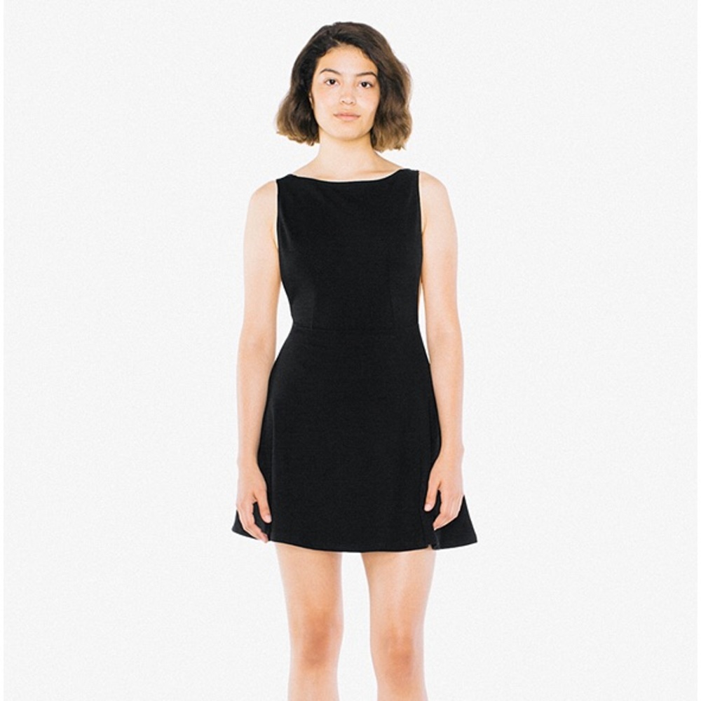 American Apparel Ponte Sleeveless Skater Dress